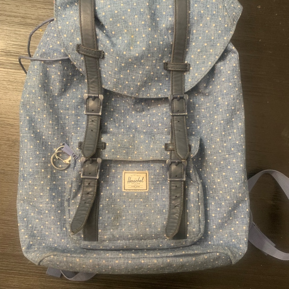 Herschel large polka dot backpack